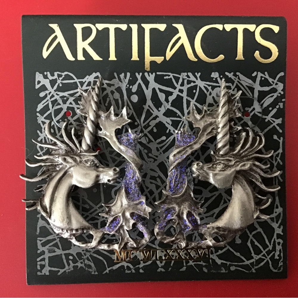 JJ Jonette Jewelry Earrings Unicorns Pegasus Artifacts New